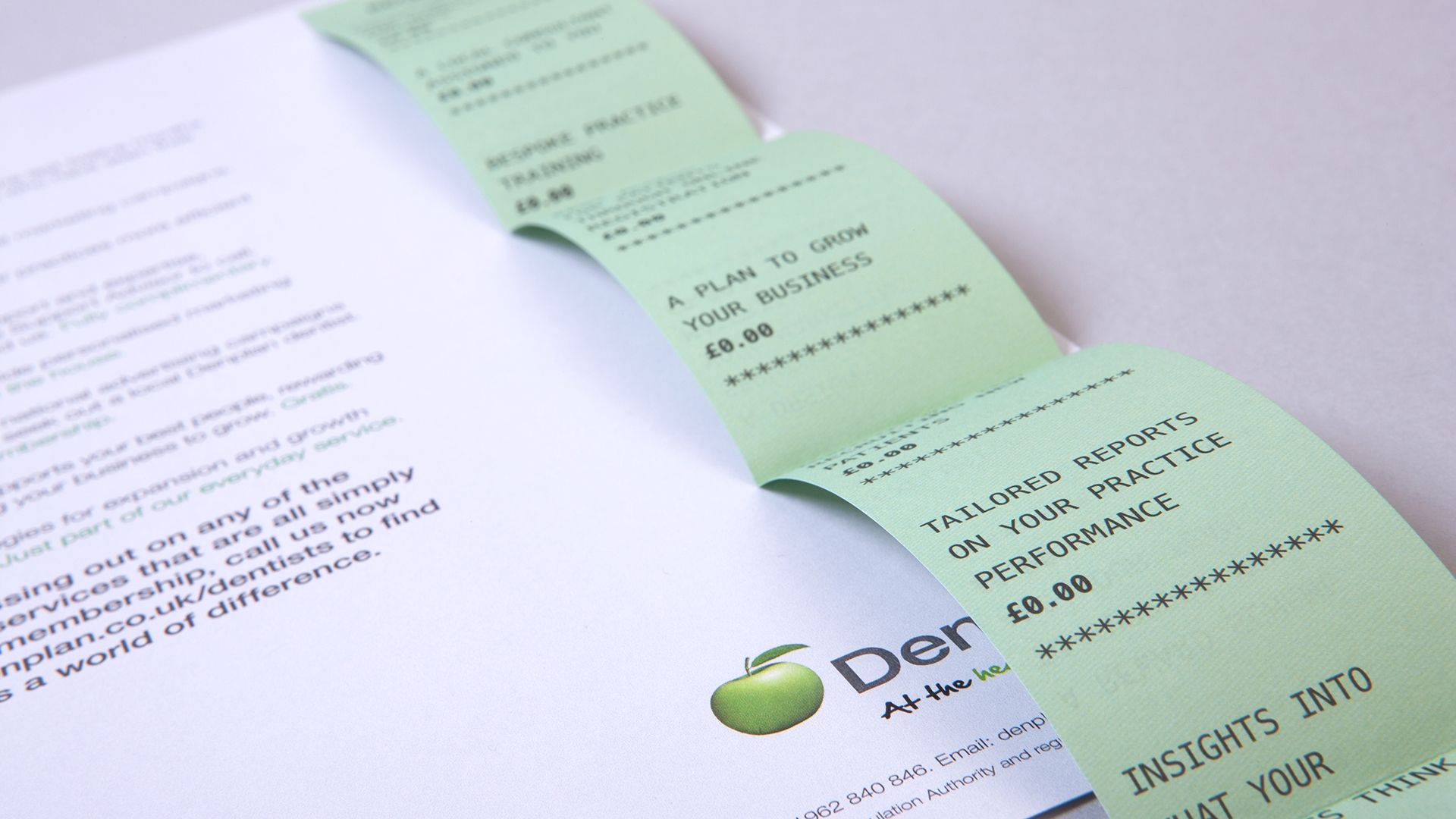 Denplan Receipt Campaign