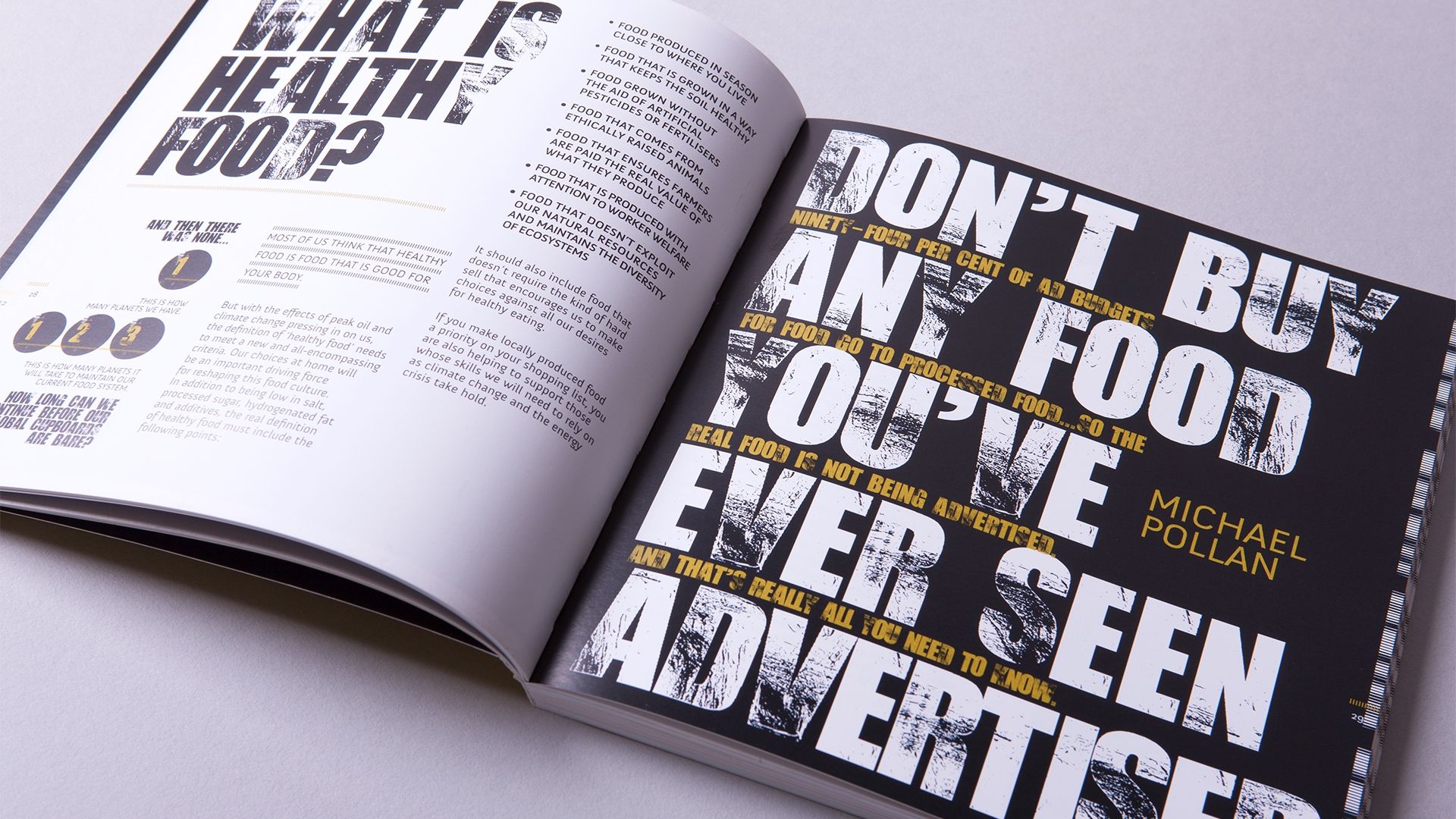 Soil Association Stuffed Book Inside Spread